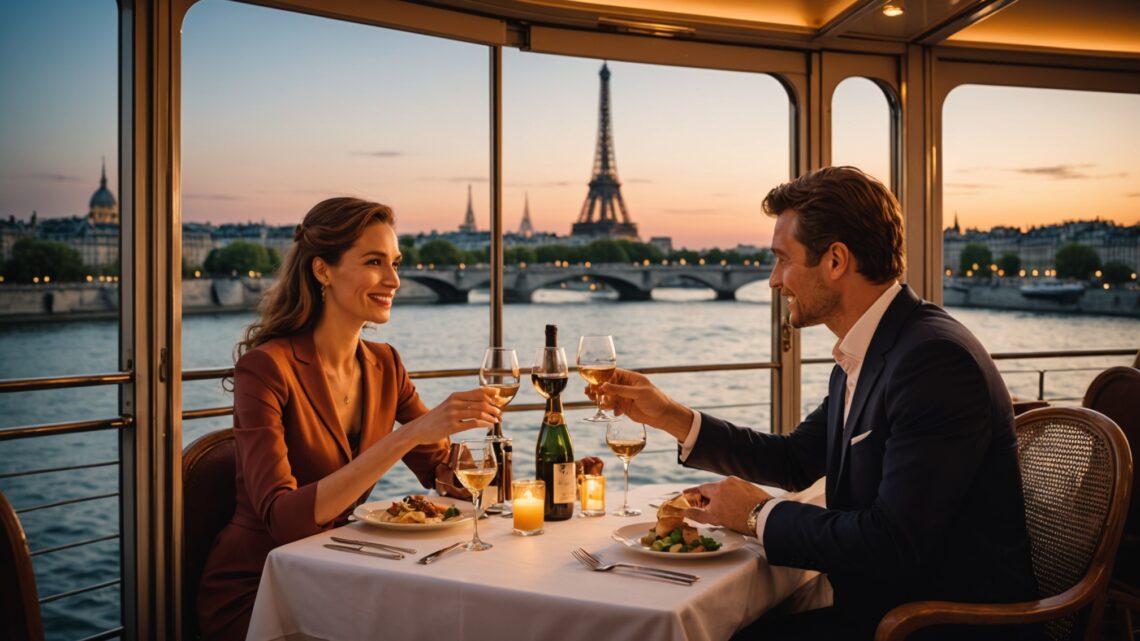 Idée cadeau original pour un couple : offrir une croisière gastronomique à paris